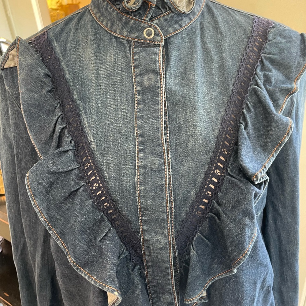 Stella McCartney Jean Ruffle Top - Picture 2 of 8
